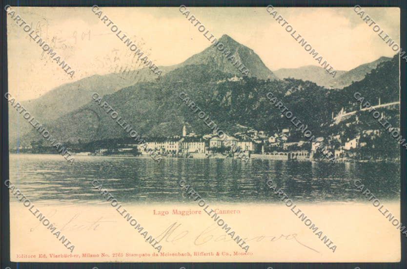 Verbania Cannero Riviera cartolina ZQ6123 – fronte