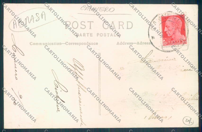 Verbania Cannero Riviera ABRASA Foto cartolina ZQ6131 – retro