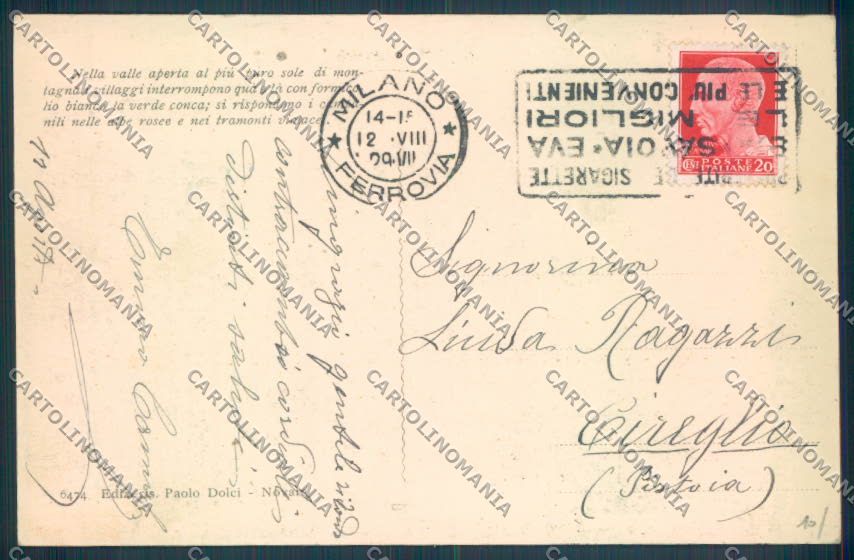 Verbania Malesco cartolina ZQ6136 – retro