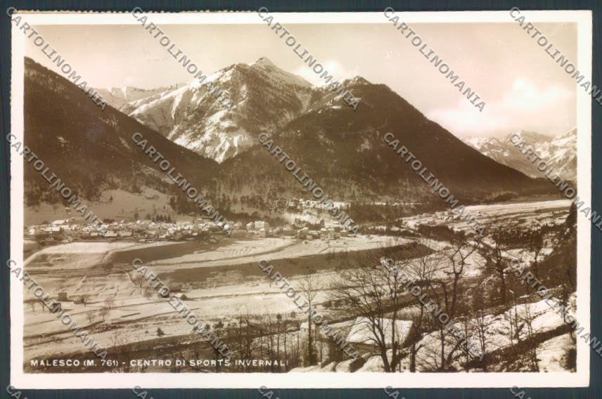 Verbania Malesco Nevicata Foto cartolina ZQ6138 – fronte