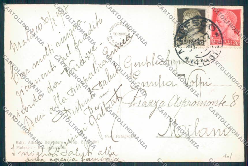 Verbania Malesco Foto cartolina ZQ6140 – retro