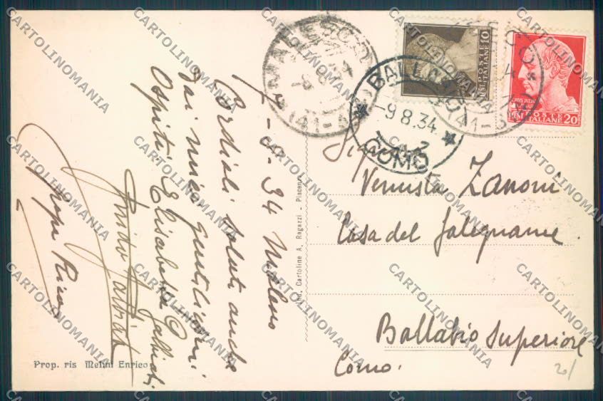 Verbania Malesco cartolina ZQ6153 – retro
