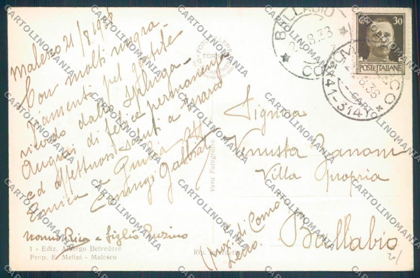 Verbania Malesco Foto cartolina ZQ6154 – retro