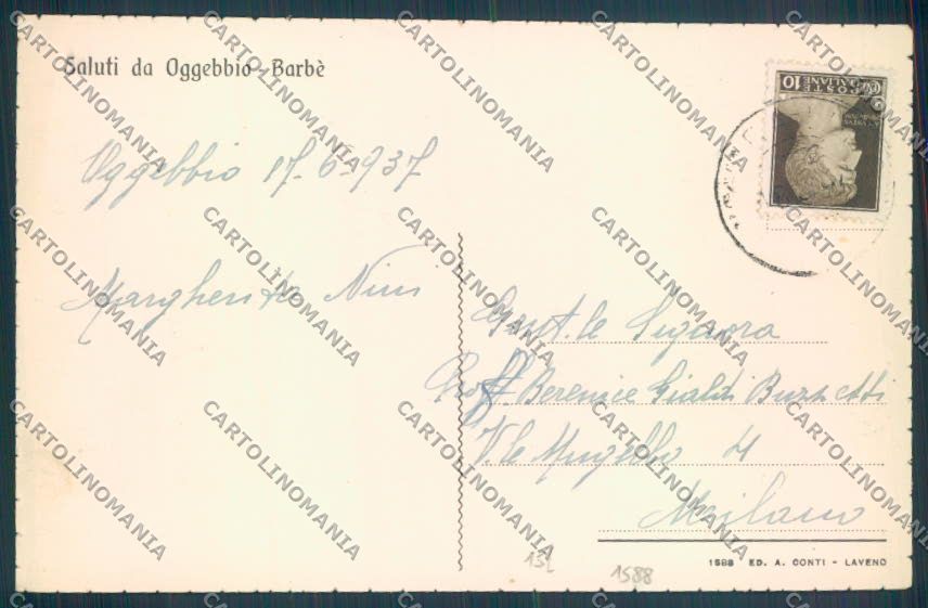 Verbania Oggebbio cartolina ZQ6161 – retro