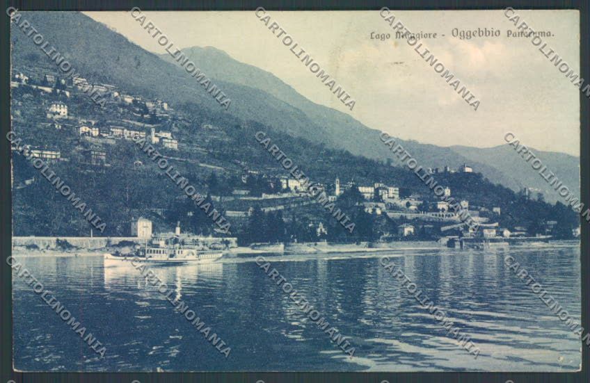 Verbania Oggebbio Battello cartolina ZQ6170 – fronte