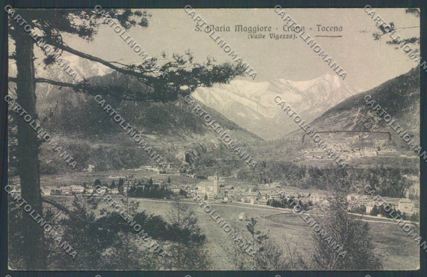 Verbania Santa Maria Maggiore Crana Toceno cartolina ZQ6173 – fronte