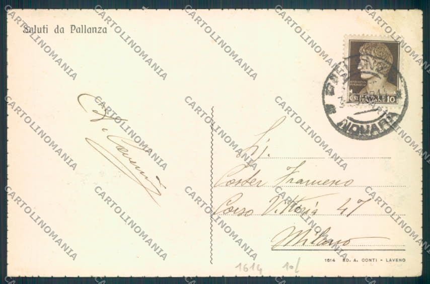 Verbania Pallanza cartolina ZQ6179 – retro