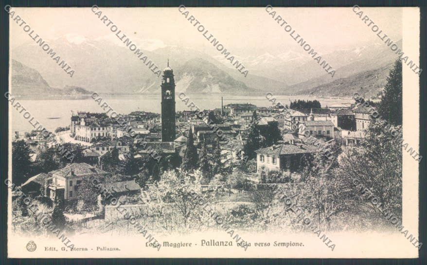 Verbania Pallanza cartolina ZQ6182 – fronte