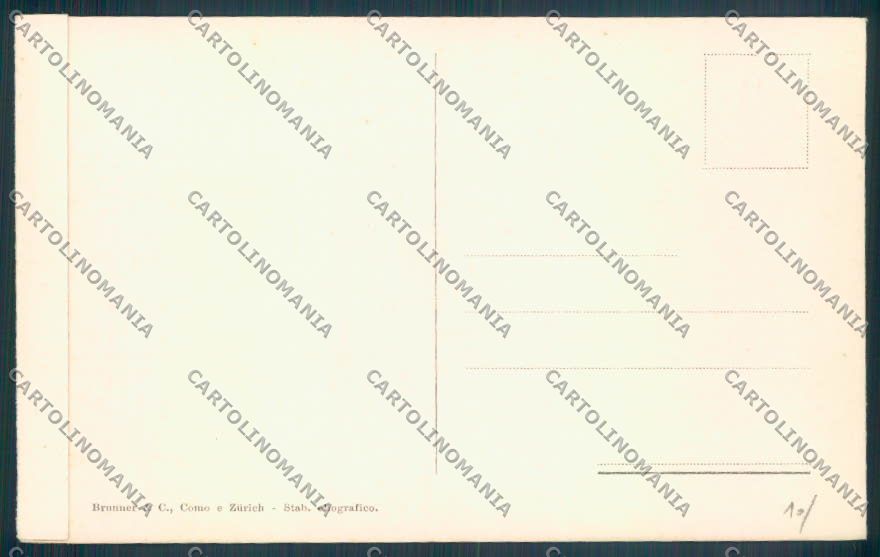 Verbania Pallanza Battello Barca cartolina ZQ6184 – retro