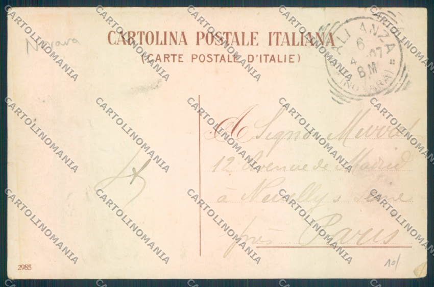 Verbania Pallanza PIEGHINA cartolina ZQ6185 – retro
