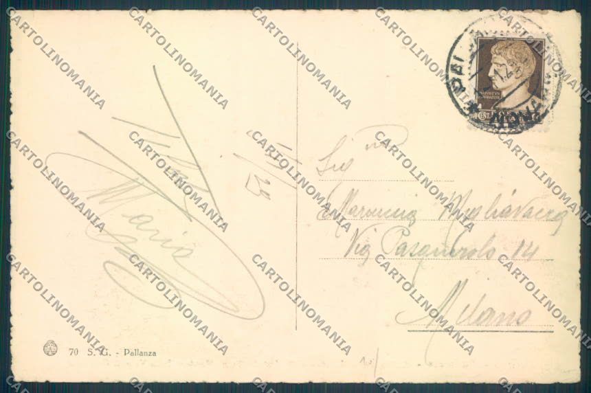 Verbania Pallanza cartolina ZQ6193 – retro