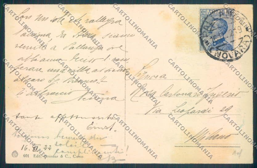 Verbania Pallanza cartolina ZQ6209 – retro