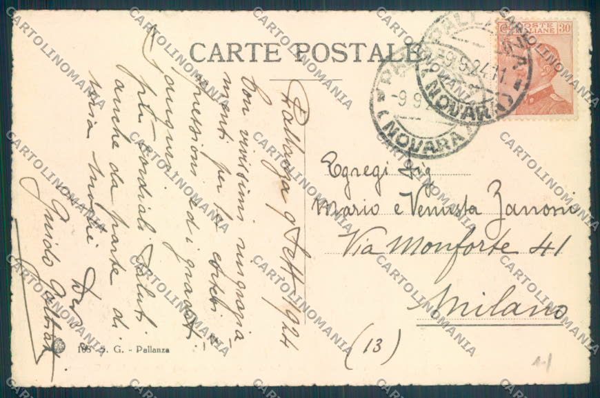Verbania Pallanza cartolina ZQ6213 – retro