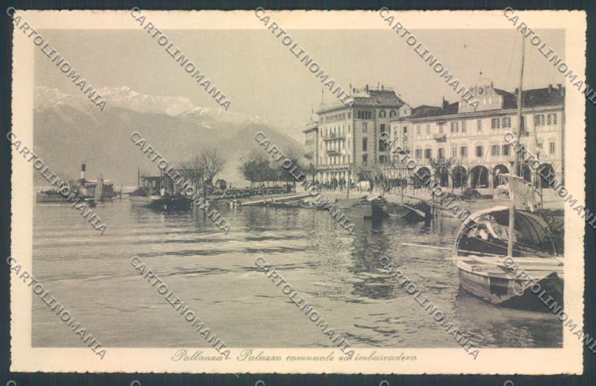 Verbania Pallanza Barca cartolina ZQ6216 – fronte