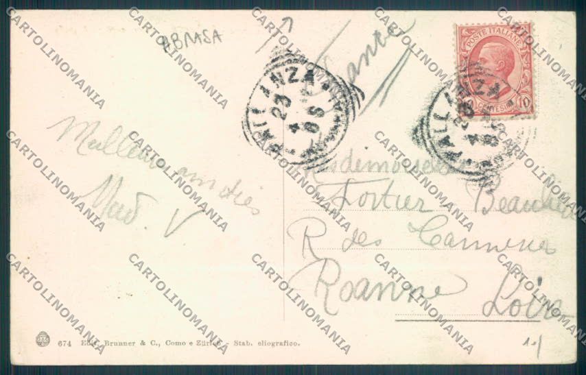 Verbania Pallanza ABRASA cartolina ZQ6232 – retro