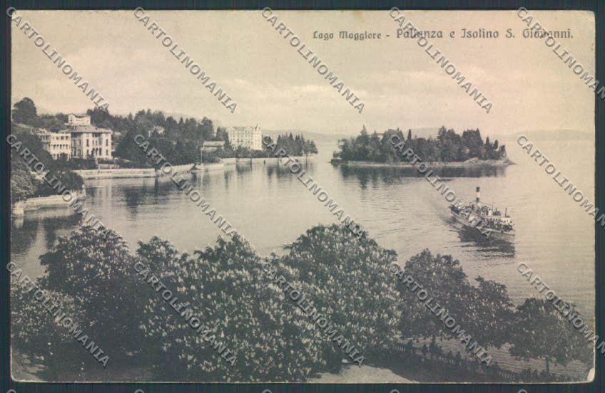 Verbania Pallanza Battello cartolina ZQ6236 – fronte