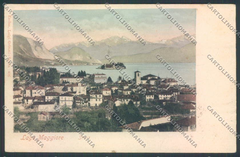 Verbania Pallanza Annullo lineare Rivignano cartolina ZQ6247 – fronte