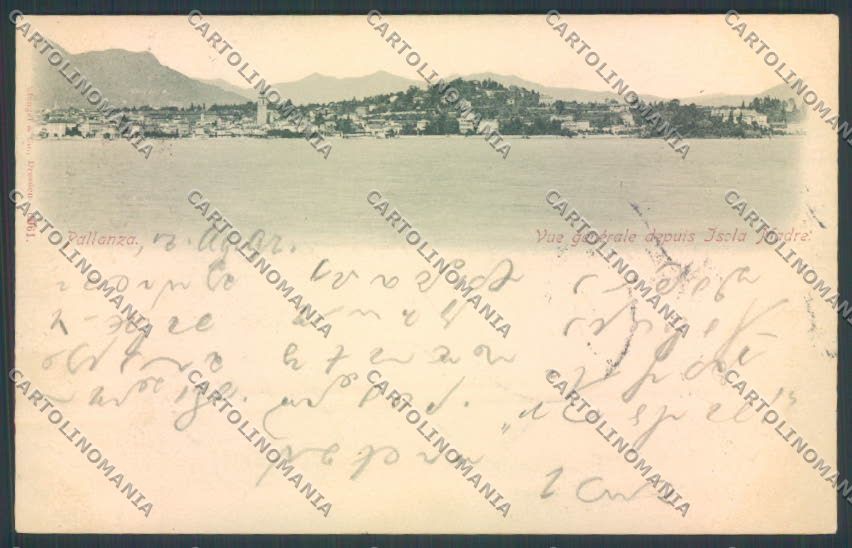 Verbania Pallanza 1897 cartolina ZQ6251 – fronte