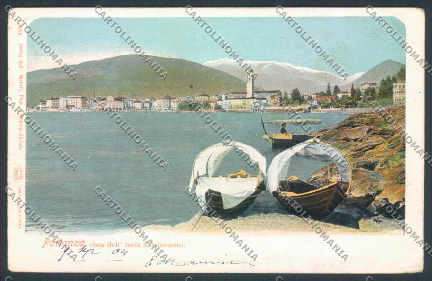 Verbania Pallanza Barca cartolina ZQ6256 – fronte