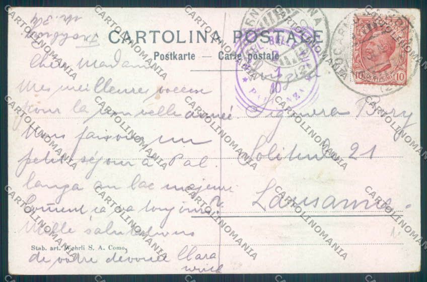 Verbania Pallanza Barca cartolina ZQ6258 – retro