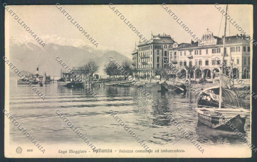 Verbania Pallanza Barca cartolina ZQ6262 – fronte