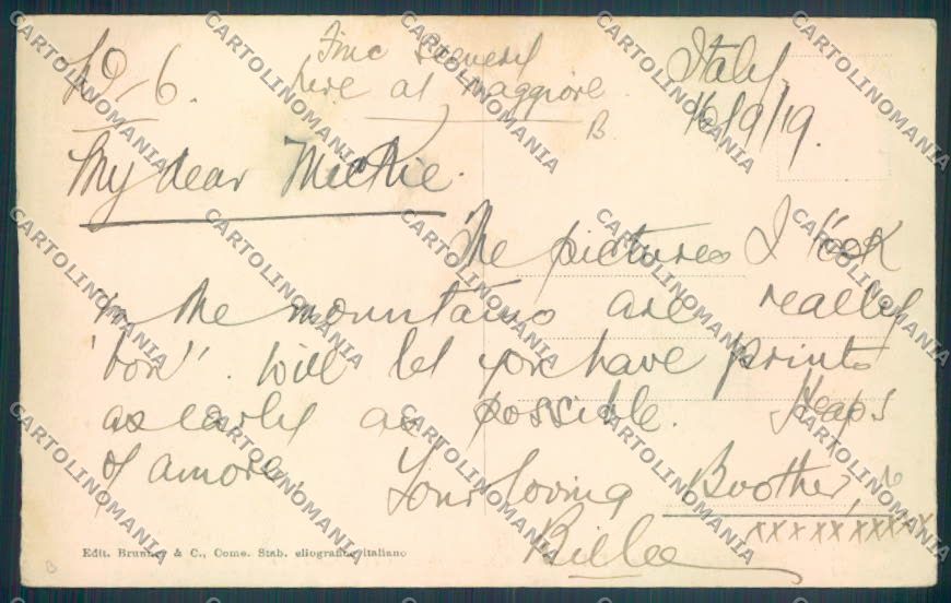 Verbania Pallanza Barca cartolina ZQ6262 – retro
