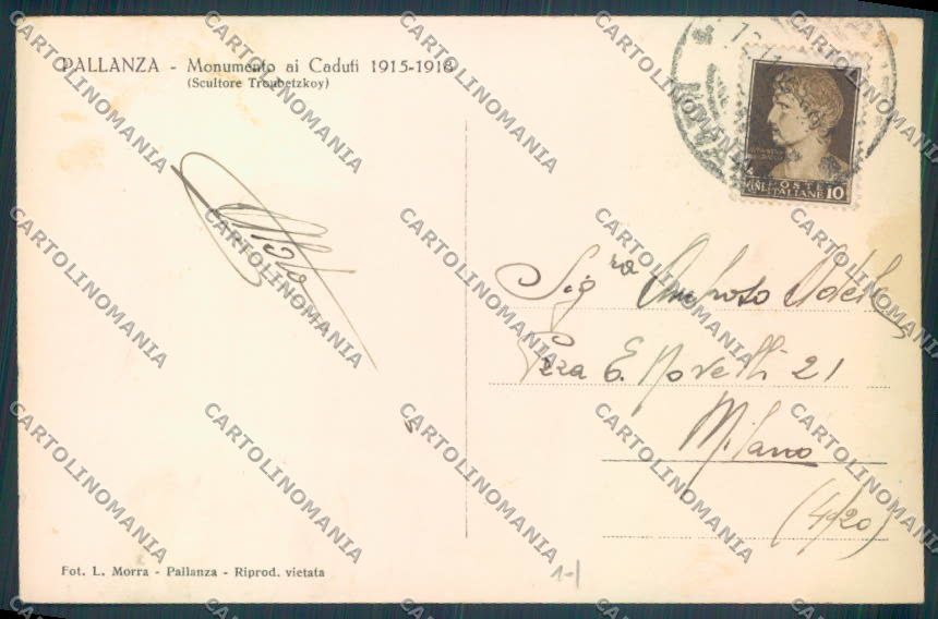 Verbania Pallanza Foto cartolina ZQ6291 – retro