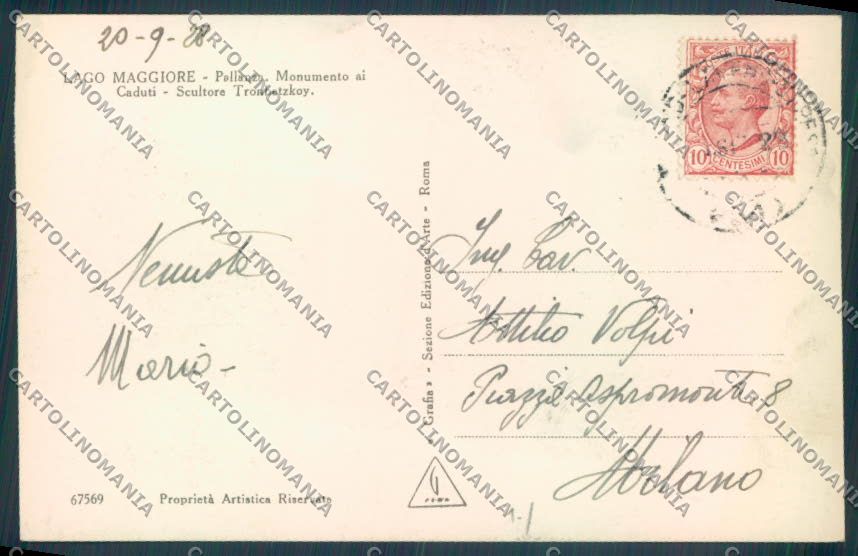Verbania Pallanza Foto cartolina ZQ6292 – retro