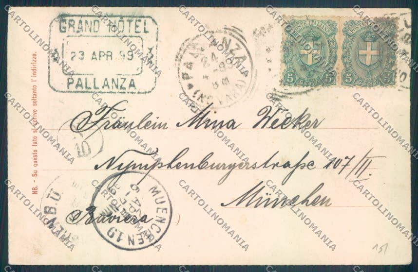 Verbania Pallanza Barca cartolina ZQ6295 – retro