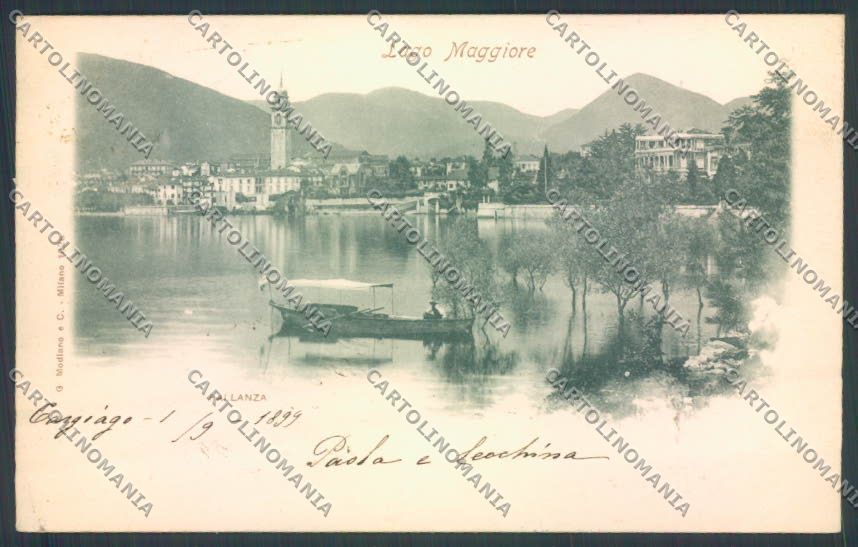 Verbania Pallanza Barca cartolina ZQ6296 – fronte