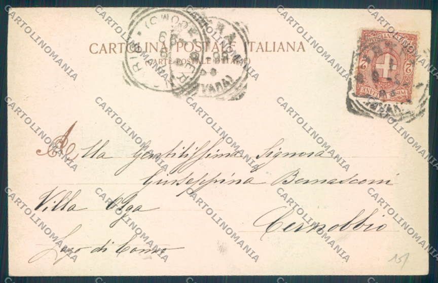 Verbania Pallanza Barca cartolina ZQ6296 – retro