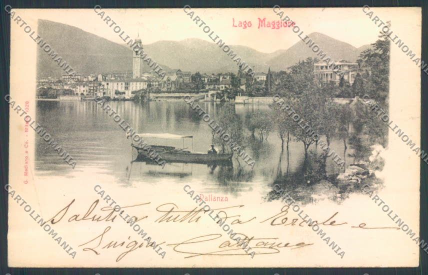 Verbania Pallanza Barca cartolina ZQ6298 – fronte
