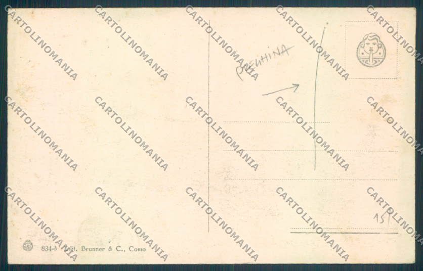 Verbania Pallanza PIEGHINA cartolina ZQ6308 – retro