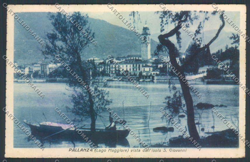 Verbania Pallanza Barca ABRASA cartolina ZQ6310 – fronte