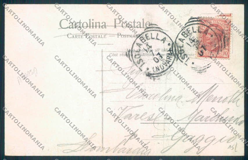 Verbania Pallanza ABRASA cartolina ZQ6311 – retro