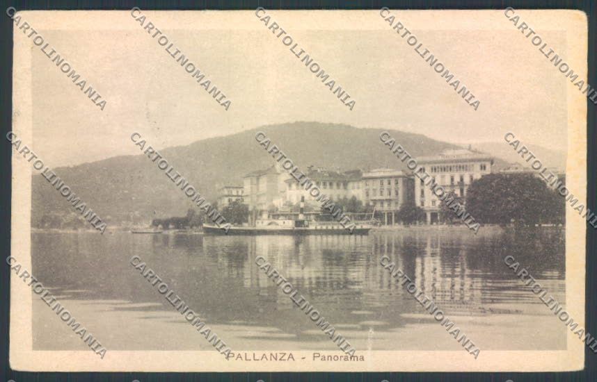 Verbania Pallanza Battello cartolina ZQ6314 – fronte