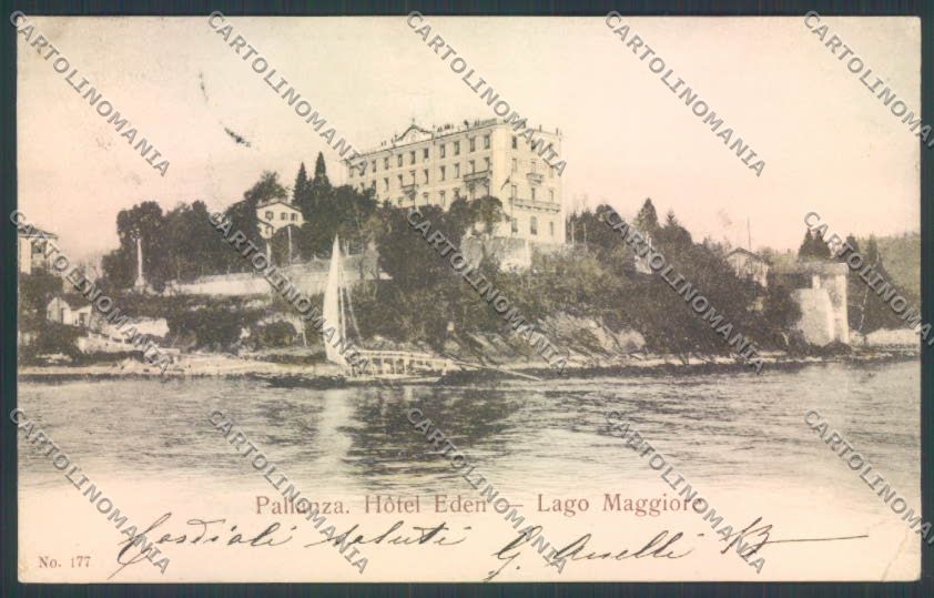Verbania Pallanza PIEGHE cartolina ZQ6317 – fronte