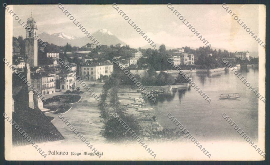 Verbania Pallanza SCOLLATA ABRASA cartolina ZQ6319 – fronte