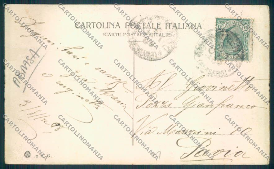 Verbania Pallanza SCOLLATA ABRASA cartolina ZQ6319 – retro
