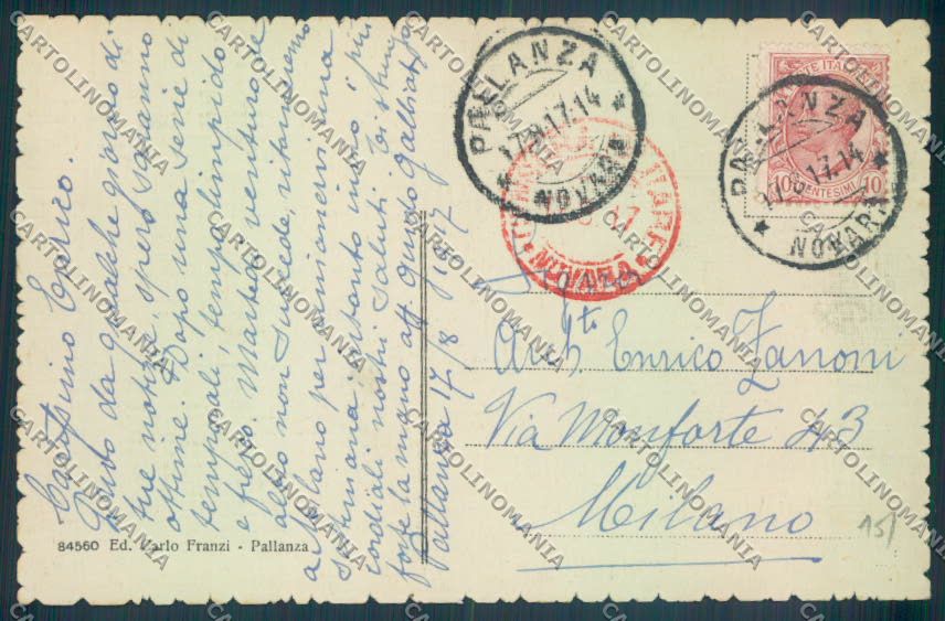 Verbania Pallanza cartolina ZQ6325 – retro