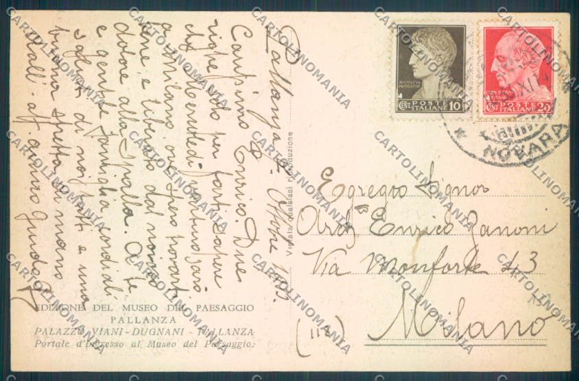 Verbania Pallanza cartolina ZQ6326 – retro
