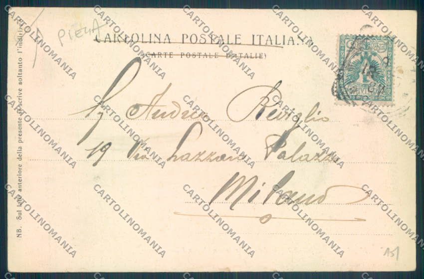 Verbania Pallanza PIEGA cartolina ZQ6327 – retro