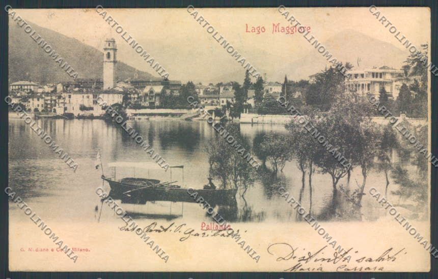 Verbania Pallanza Barca cartolina ZQ6331 – fronte