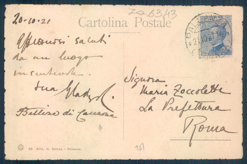 Verbania Pallanza cartolina ZQ6343 – retro