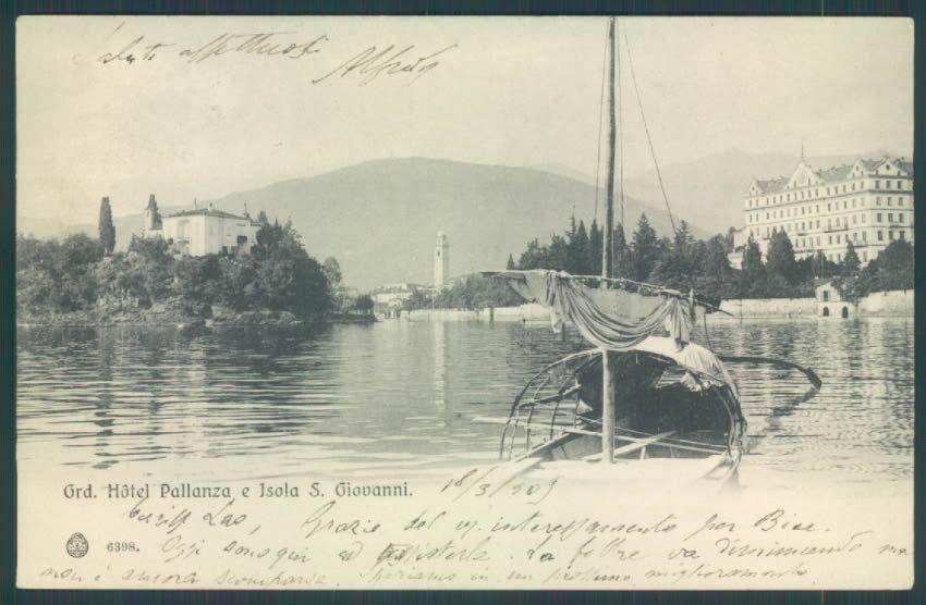Verbania Pallanza Barca cartolina ZQ6348 – fronte