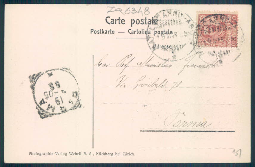Verbania Pallanza Barca cartolina ZQ6348 – retro