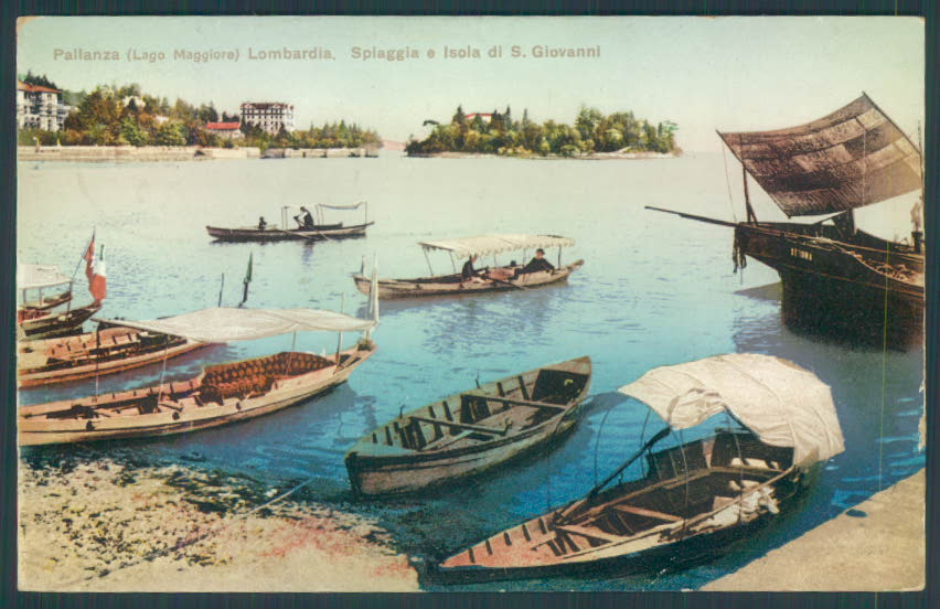 Verbania Pallanza Barca cartolina ZQ6352 – fronte