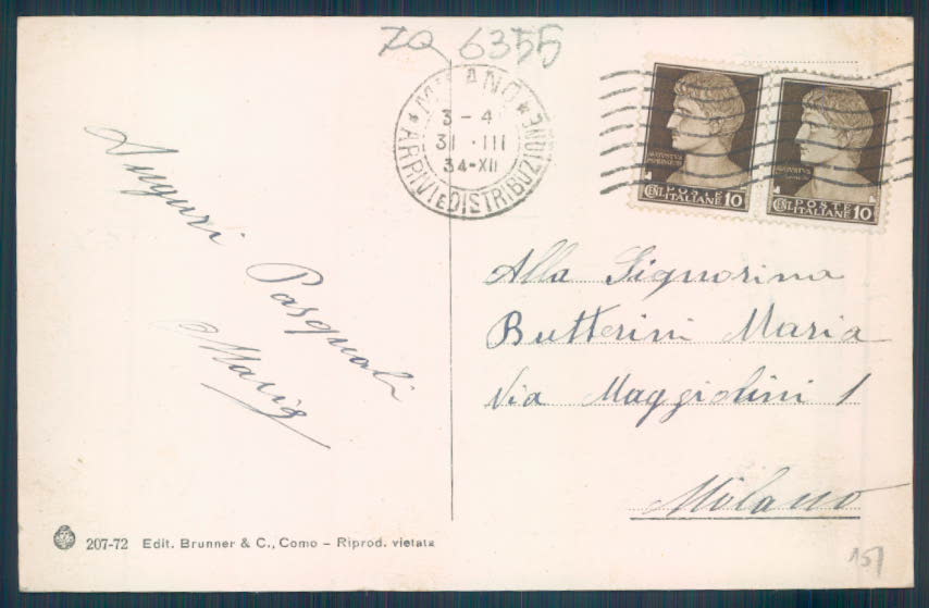 Verbania Pallanza cartolina ZQ6355 – retro