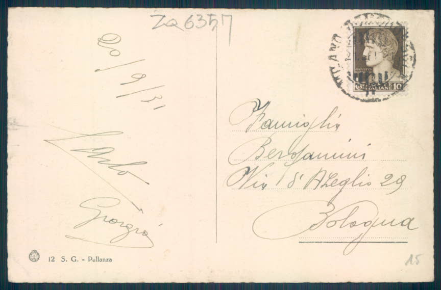 Verbania Pallanza cartolina ZQ6357 – retro