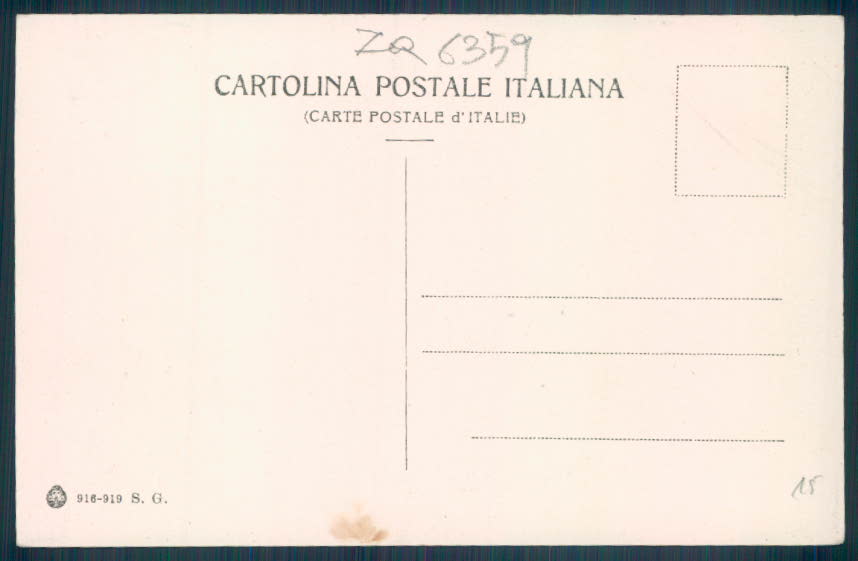 Verbania Pallanza Battello Pensione Strauss cartolina ZQ6359 – retro